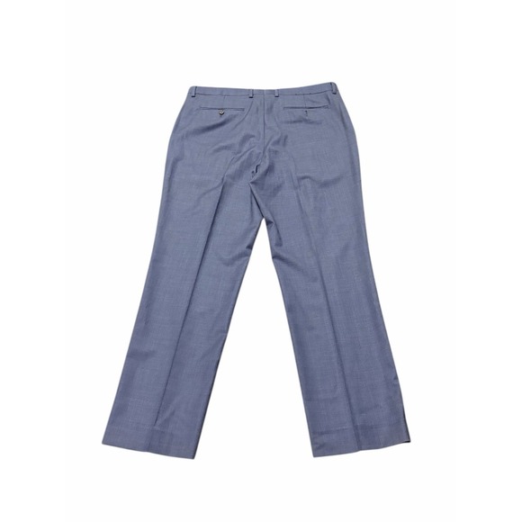 Banana Republic x Marzotto Tessuto Men's 38x32 Blue Wool Dress Pants - Picture 2 of 8